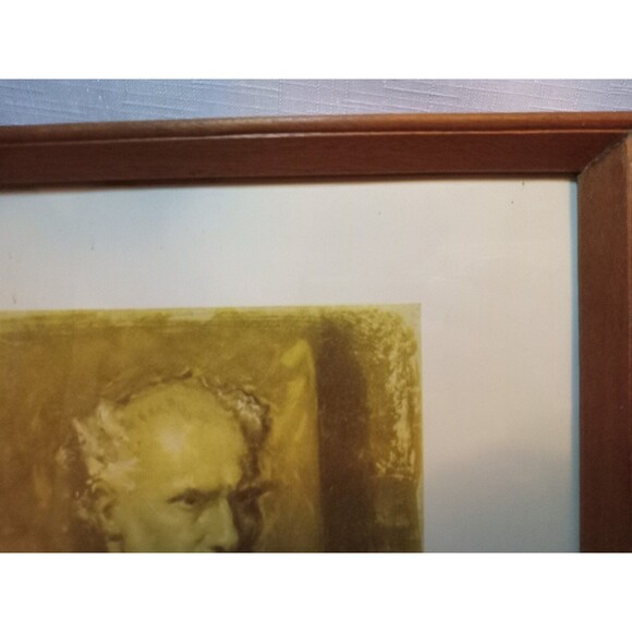 1930s Antique Portrait Of The Famous Composer Arturo Toscanini Wood Framed - Picture 7 of 9